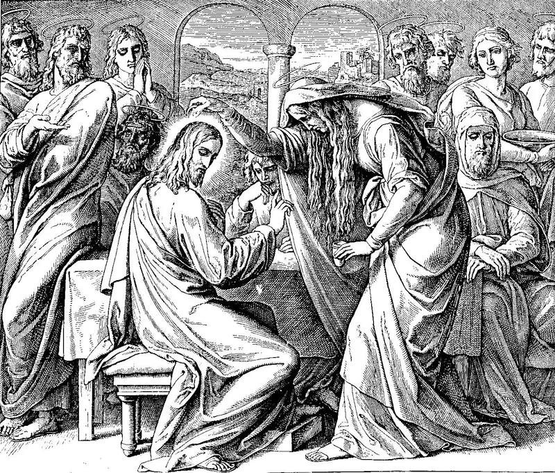 Mary of Bethany Anoints Jesus for His Burial