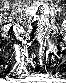 Entry of Jesus into Jerusalem by Julius Schnorr von Carolsfeld