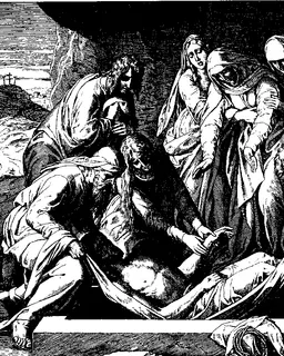 The Entombment by Julius Schnorr von Carolsfeld