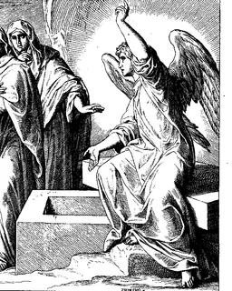The Women at Jesus's Tomb by Julius Schnorr von Carolsfeld