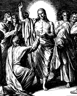 Jesus Appears to the Assembled Disciples by Julius Schnorr von Carolsfeld