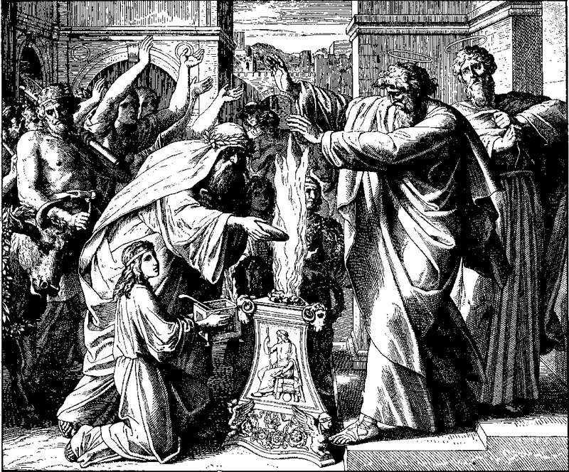 Paul and Barnabas at Lystra