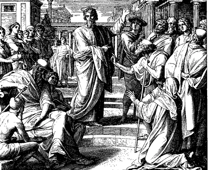 Paul Preaches at the Areopagus in Athens