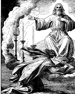 The Vision of the Seven Candlesticks by Julius Schnorr von Carolsfeld