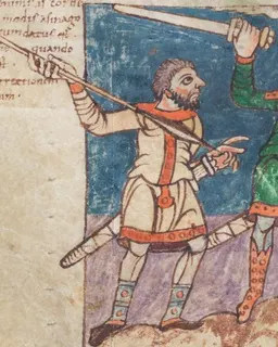 Stuttgart Psalter, folio 7v by Master of the Stuttgart Psalter