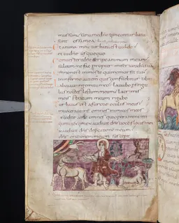 Stuttgart Psalter, Psalm 1 (folio 6v) by Master of the Stuttgart Psalter