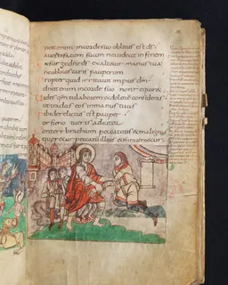 Stuttgart Psalter, Psalm 6 (folio 12r) by Master of the Stuttgart Psalter