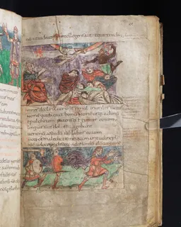 Stuttgart Psalter, Psalm 9 (folio 15r) by Master of the Stuttgart Psalter