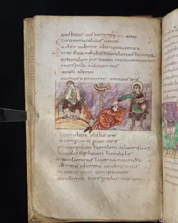 Stuttgart Psalter, Psalm 14 (folio 20v) by Master of the Stuttgart Psalter