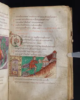 Stuttgart Psalter, Psalm 22 (folio 29r) by Master of the Stuttgart Psalter
