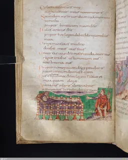 Stuttgart Psalter, Psalm 23 (folio 30v) by Master of the Stuttgart Psalter