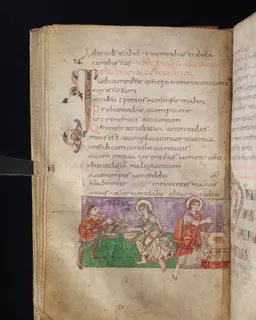 Stuttgart Psalter, Psalm 24 (folio 31v) by Master of the Stuttgart Psalter