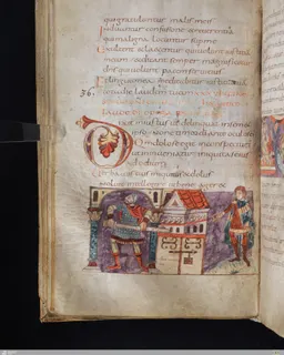 Stuttgart Psalter, Psalm 36 (folio 44v) by Master of the Stuttgart Psalter