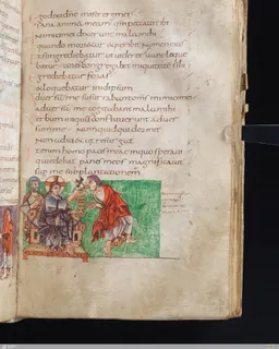 Stuttgart Psalter, Psalm 44 (folio 53r) by Master of the Stuttgart Psalter