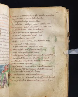 Stuttgart Psalter, Psalm 54 (folio 64r) by Master of the Stuttgart Psalter