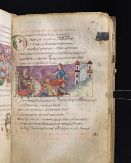 Stuttgart Psalter, Psalm 56 (folio 66r) by Master of the Stuttgart Psalter