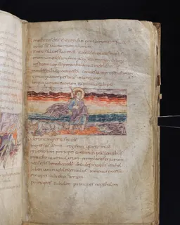 Stuttgart Psalter, Psalm 68 (folio 78r) by Master of the Stuttgart Psalter