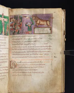 Stuttgart Psalter, Psalm 71 (folio 81r) by Master of the Stuttgart Psalter