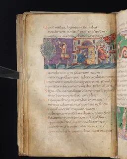 Stuttgart Psalter, Psalm 76 (folio 86v) by Master of the Stuttgart Psalter