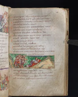 Stuttgart Psalter, Psalm 81 (folio 92r) by Master of the Stuttgart Psalter