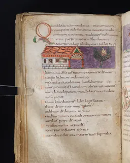 Stuttgart Psalter, Psalm 88 (folio 99v) by Master of the Stuttgart Psalter