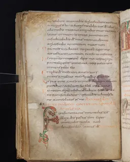 Stuttgart Psalter, Psalm 90 (folio 101v) by Master of the Stuttgart Psalter