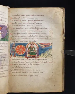 Stuttgart Psalter, Psalm 93 (folio 105r) by Master of the Stuttgart Psalter