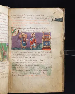 Stuttgart Psalter, Psalm 97 (folio 109r) by Master of the Stuttgart Psalter