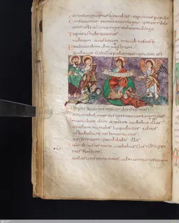 Stuttgart Psalter, Psalm 101 (folio 112v) by Master of the Stuttgart Psalter