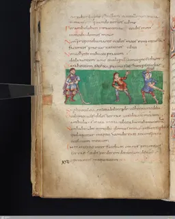 Stuttgart Psalter, Psalm 102 (folio 113v) by Master of the Stuttgart Psalter