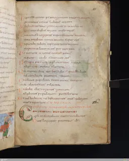 Stuttgart Psalter, Psalm 108 (folio 120r) by Master of the Stuttgart Psalter