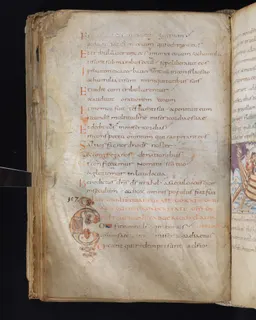 Stuttgart Psalter, Psalm 110 (folio 122v) by Master of the Stuttgart Psalter