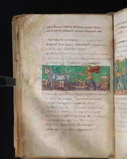 Stuttgart Psalter, Psalm 112 (folio 124v) by Master of the Stuttgart Psalter