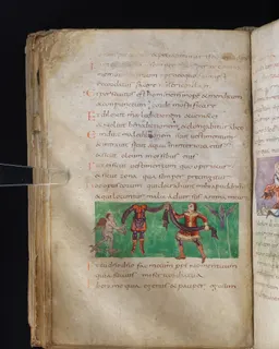 Stuttgart Psalter, Psalm 114 (folio 126v) by Master of the Stuttgart Psalter