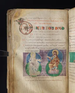 Stuttgart Psalter, Psalm 115 (folio 127v) by Master of the Stuttgart Psalter