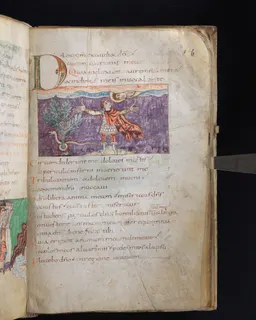 Stuttgart Psalter, Psalm 117 (folio 130r) by Master of the Stuttgart Psalter