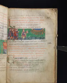 Stuttgart Psalter, Psalm 118 (folio 131r) by Master of the Stuttgart Psalter