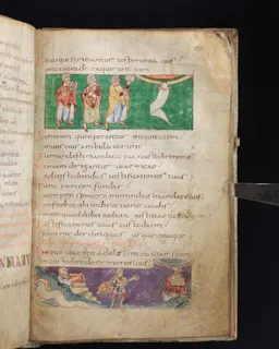 Stuttgart Psalter, Psalm 120 (folio 133r) by Master of the Stuttgart Psalter