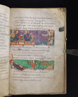 Stuttgart Psalter, Psalm 121 (folio 134r) by Master of the Stuttgart Psalter