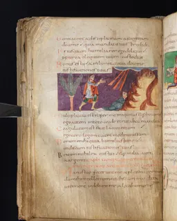 Stuttgart Psalter, Psalm 123 (folio 136v) by Master of the Stuttgart Psalter