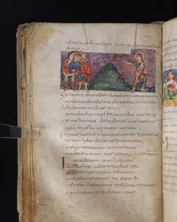 Stuttgart Psalter, Psalm 126 (folio 139v) by Master of the Stuttgart Psalter