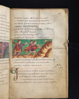 Stuttgart Psalter, Psalm 131 (folio 145r) by Master of the Stuttgart Psalter