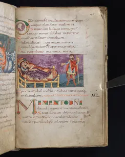 Stuttgart Psalter, Psalm 134 (folio 148r) by Master of the Stuttgart Psalter
