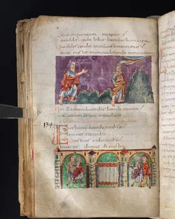 Stuttgart Psalter, Psalm 135 (folio 149v) by Master of the Stuttgart Psalter