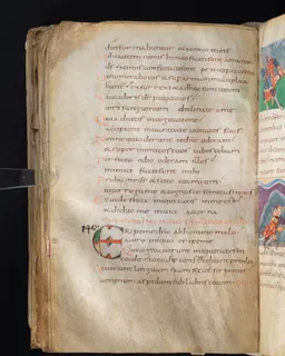 Stuttgart Psalter, Psalm 140 (folio 154v) by Master of the Stuttgart Psalter