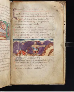 Stuttgart Psalter, Psalm 146 (folio 161r) by Master of the Stuttgart Psalter