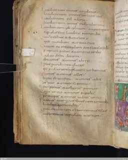 Stuttgart Psalter, Psalm 147 (folio 162v) by Master of the Stuttgart Psalter