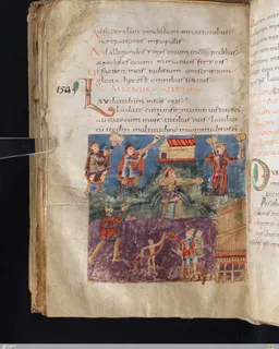 Stuttgart Psalter, Psalm 148 (folio 163v) by Master of the Stuttgart Psalter