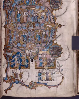 Tickhill Psalter, Psalm 38 by Master of the Tickhill Psalter