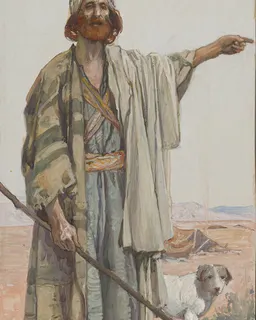 Amos (portrait) by James Tissot